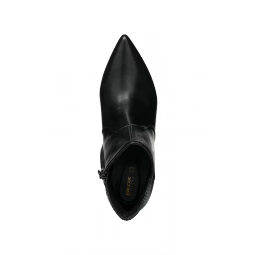 Faviola Woman Ankle Boot Black Nappa Leather Pointed Toe Breathable Elegant Design Size 37 Comfortable Stylish Fashionable Footwear Women's Boot Fast Delivery Easy Exchange - Geox - Image 13