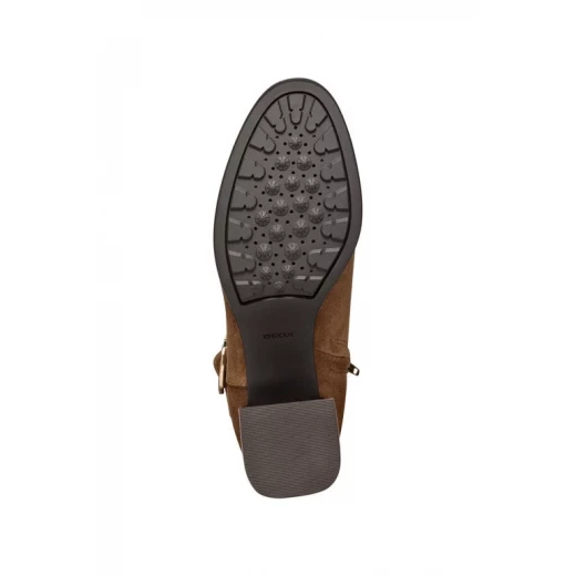 حذاء كاحل نسائي Geox Walk Pleasure 55 من جلد الغزال كعب 55 ملم تصميم مريح جذاب مدينة وأناقة عمل نهاية الأسبوع مقاس 40 لون موحل - Image 10