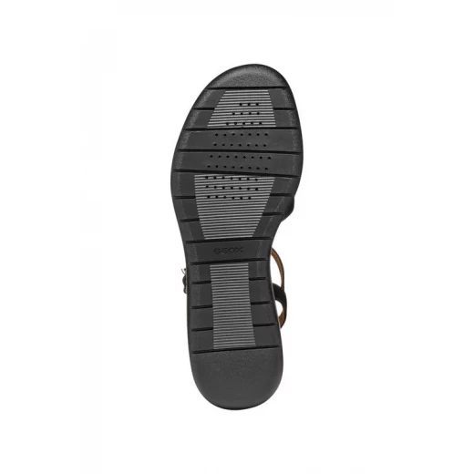 Meliconia Woman Sandals Black Wedge with Ankle Strap Breathable Design 39 Crafted from Leather Effect Material Comfortable for Everyday Wear Summer Style - Geox - Image 11