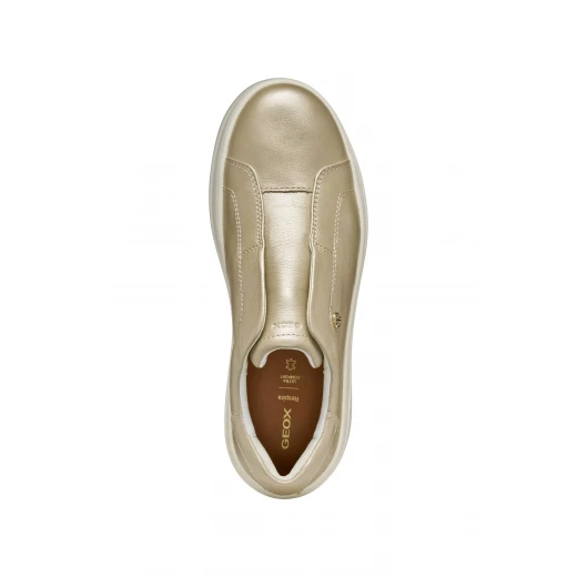 Geox Spherica ECUB-2 Woman's Sneaker in Light Sand: Breathable & Cushioned Flatform Design, Pearlescent Leather, Perfect for Everyday Comfort, Size 41, Ideal for Leisure Activities - Geox - Image 6