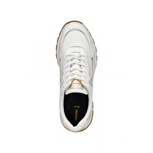 Geox Desya ABX Women's Sneakers White 38 Waterproof Breathable Nappa Leather Effect Detailing Contemporary Design Comfortable Stylish Footwear - Geox - Image 6