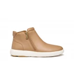 Geox Nebula 2.0 C Woman's Beige Ankle Boots Ultra Breathable Ergonomic Design for Day-to-Day City Living Size 39 Nappa Leather Comfortable and Stylish - Geox