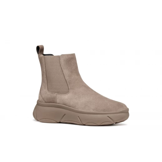 Geox Nebula 2.0 X Women's Ankle Boots in Taupe Suede, Size 37. Breathable and Comfortable Design for Everyday Wear, Perfect for Long Days Out and About - Geox - Image 3