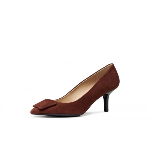 Kleopy Woman's Suede Urban Sneakers in Wine Color, Size 36, Featuring a Modern Silhouette and Crafted from Soft Suede for Everyday Casual Styling - Geox - Image 4