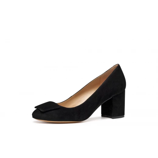 Virnilisa 65 Women's Suede Shoes Black Size 38 Comfortable City Style - Image 4