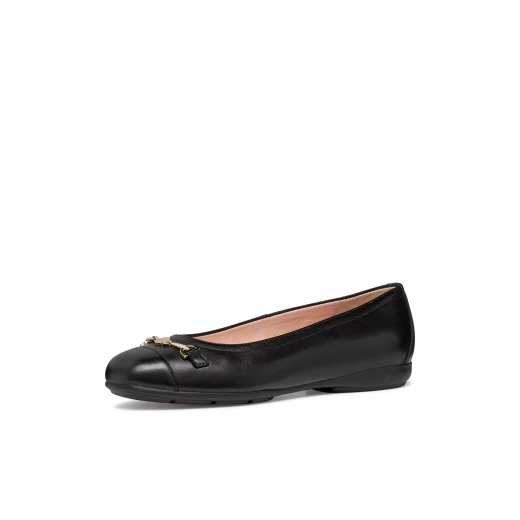 Annytah Woman Ballerina Flats in Black Nappa Leather Size 40: Comfortable and Breathable Design for Everyday Urban Wear, Item Code D657NA.000TU.C9999 - Image 4