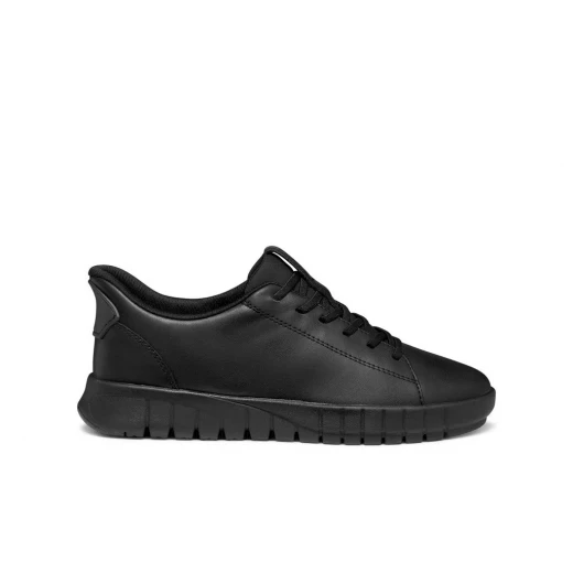 حذاء رياضي نسائي فليكس ترايد بلس: أسود، جلد وإيلاستين، تصميم رياضي كاجوال سهل الارتداء، مقاس 41، يناسب الأنشطة اليومية، تصميم سهل وسريع الارتداء بدون استخدام اليدين. - Image 2