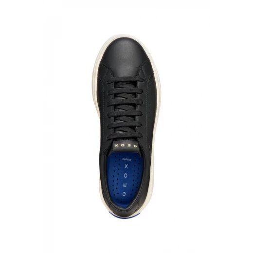 GXCP 03 Woman's Sneaker Blue Touch Collection Black Nappa Leather High Sole Breathable Comfortable Minimalist Design Size 36 Contemporary Feel Women's Fashion Footwear - Geox - Image 6