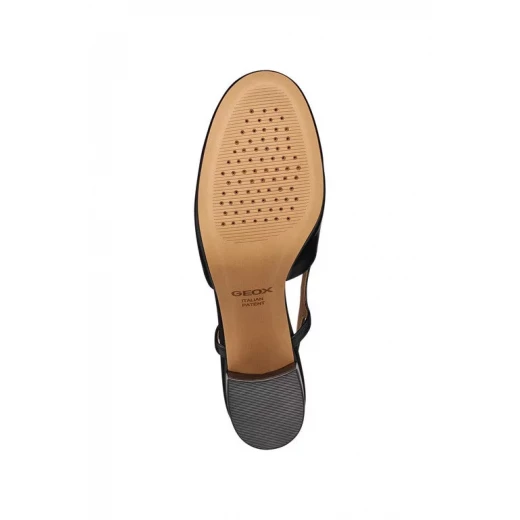 Virnilisa 65 Women's Slingback Pumps in Black Nappa Leather, Featuring a Comfortable Medium Heel, Size 37 for Urban Elegance and Modern Design - Geox - Image 7