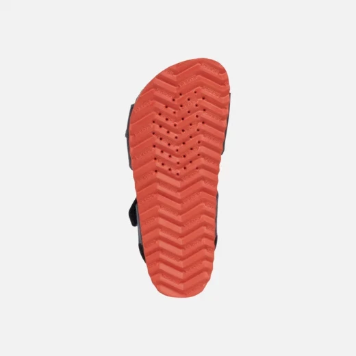 Geox Ghita Boy's Navy Blue Open Toe Sandals, Lightweight and Breathable, Featuring Red Accents, Size 38 for Active Kids, Easy On and Off for Summer Adventures - Geox - Image 3