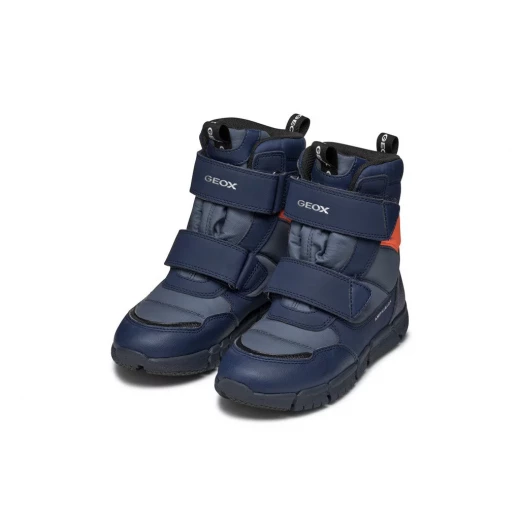 Geox Flexyper ABX Boy Ankle Boots Navy Waterproof Lightweight Flexible Easy On 35 Ideal Winter Outdoor Activities J169XC.0FU50.C4408 Fast Delivery Easy Exchange 150-180 Size - Image 6