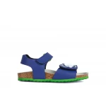 Geox Ghita Boy Sandals Blue 29 Lightweight Leather Effect Summer Shoes Comfortable Riptape Closure Wardrobe Essential Holiday Footwear Item J358LA.000BC.C4011 - Geox