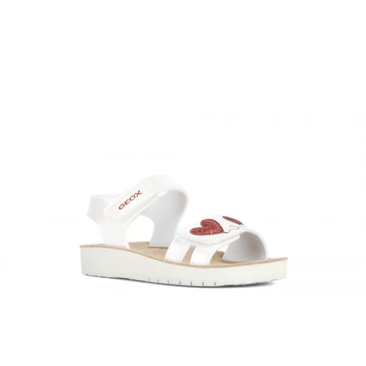 Costarei Girl Sandals White Leather Effect Breathable Cushioning Adjustable Design Size 34 Perfect for Everyday Wear Summer Style Easy Exchange Fast Delivery - Costarei - Image 3