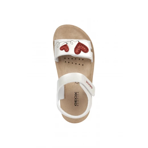 Costarei Girl Sandals White Leather Effect Breathable Cushioning Adjustable Design Size 34 Perfect for Everyday Wear Summer Style Easy Exchange Fast Delivery - Costarei - Image 6