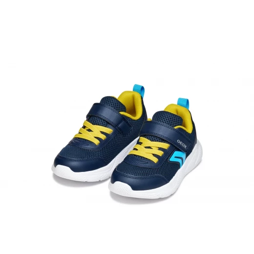 Sprintye Boy's Lightweight Running Sneaker Navy Blue for Boys, Features Breathable Mesh Upper and Flexible Cushioning. Ideal for Sports and Everyday Wear. Size 29. - Geox - Image 7