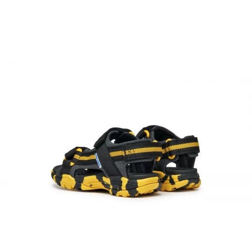 Borealis Boy's Sporty Sandals with Breathable Mesh Fabric and Practical Riptape Fastening in Black. Ideal for Outdoor Playtime, Size 36 - Geox - Image 9