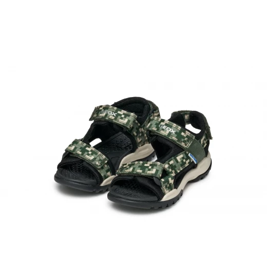 صندل بورياليس للأولاد خفيف الوزن وقابل للتنفس أخضر 31 للعب في الهواء الطلق - Image 8