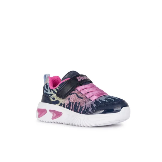 Geox Assister Girl Sneakers Navy 34 Breathable Running Shoes - Geox - Image 3