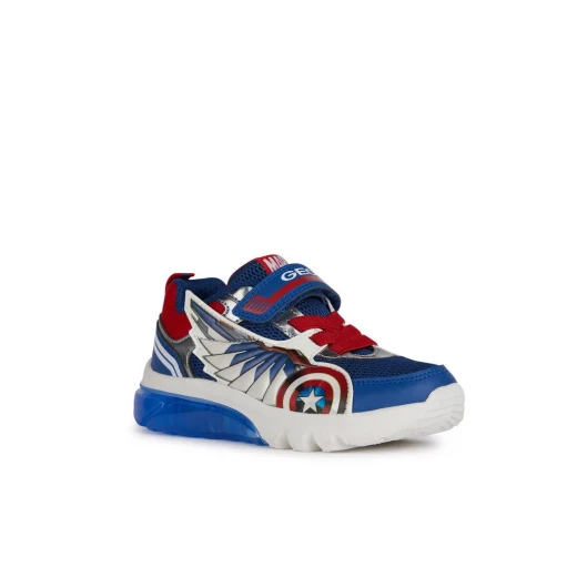 Geox Ciberdron Boy Sneakers Blue 35 Avengers Edition Breathable Mesh - Geox - Image 3