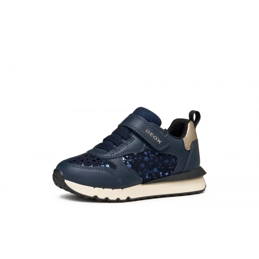Fastics Girl Sneakers Navy 28 Breathable Low Cut Casual Shoes - Geox - Image 4