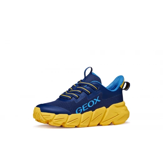 Geox Flexyper Fast Boy Navy Waterproof Ankle Boots Size 34 Featuring Lightweight Design, Flexible Build, Superior Grip and Hiking Style for Boys - Geox - Image 4