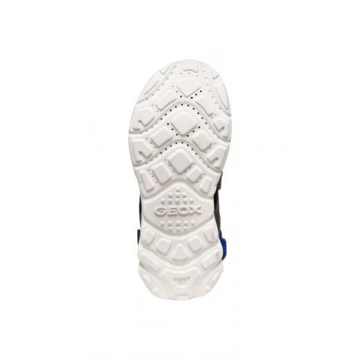 Airadyubo Boy Sandals Black 34 Lightweight and Flexible Lycra and Leather Effect Boys' Sandals with Riptapes Perfect for Outdoor Adventures Supportive Cushioned Design - Geox - Image 28