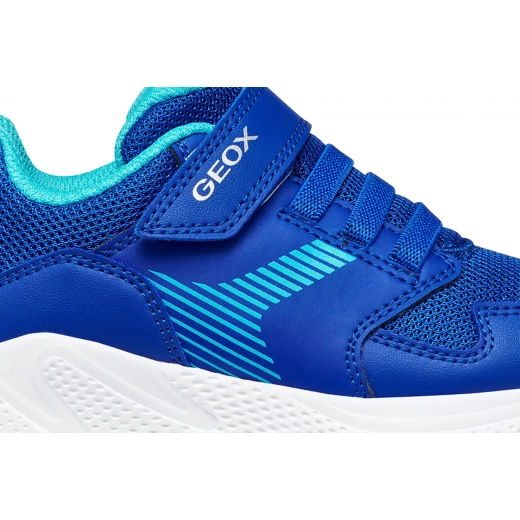 Sprintye Boy Royal Sneakers Size 31 for Active Kids Breathable Cushioning Running Shoe Design Leather-Effect and Mesh Upper Perfect for School and Play - Geox - Image 11