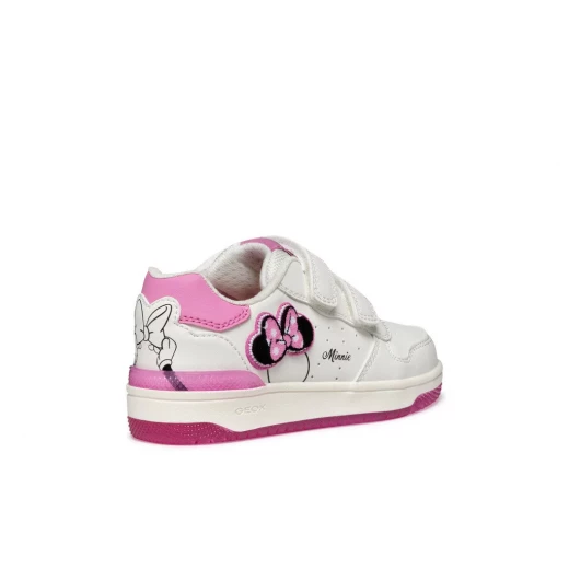 Geox Washiba Girl Sneakers White Leather Effect Disney Collaboration Size 33 - Geox - Image 8