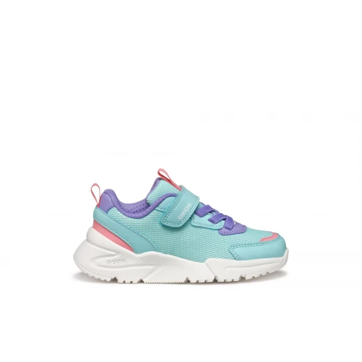 Geox Loftus Girl Aqua Sneakers Lightweight Flexible Design Size 32 - Geox - Image 3