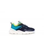 Geox Loftus Boy Navy Sneakers Lightweight Flexible Design Size 35 - Geox