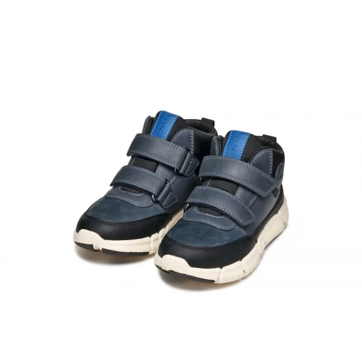 Geox Flexyper Boy Ankle Boots Navy Blue 32, Waxed Leather Nubuck - Geox - Image 7
