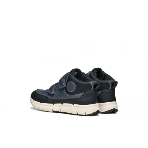 Geox Flexyper Boy Ankle Boots Navy Blue 32, Waxed Leather Nubuck - Geox - Image 8