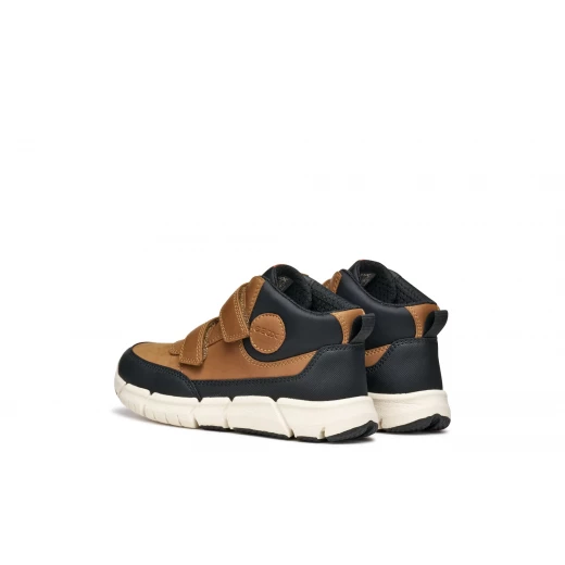 Geox Flexyper Boy Ankle Boots Light Brown 29 Featuring Waxed Leather and Nubuck Construction for Comfortable and Stylish Boys' Footwear - Geox - Image 8