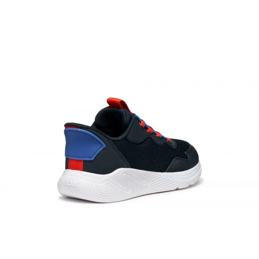 Sprintye Boy Navy Sneakers for Boys Size 33 Sporty Design Slip On Technology Breathable Mesh and Leather Effect Material Comfortable and Stylish Footwear - Sprintye - Image 5