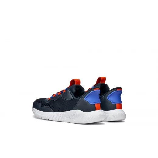Sprintye Boy Navy Sneakers for Boys Size 33 Sporty Design Slip On Technology Breathable Mesh and Leather Effect Material Comfortable and Stylish Footwear - Sprintye - Image 8