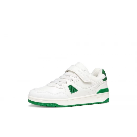 Washiba Boy Sneakers White Nylon Leather Effect Casual Shoes Size 35 - Image 4