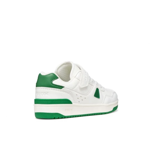 Washiba Boy Sneakers White Nylon Leather Effect Casual Shoes Size 35 - Image 5