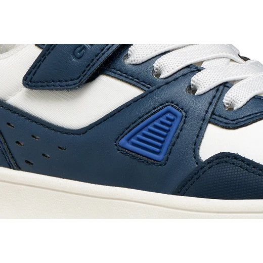 Washiba Boy Sneakers Navy Nylon and Leather Effect Casual Shoes Size 34 - Image 11