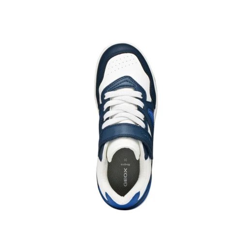 Washiba Boy Sneakers Navy Nylon and Leather Effect Casual Shoes Size 34 - Image 7