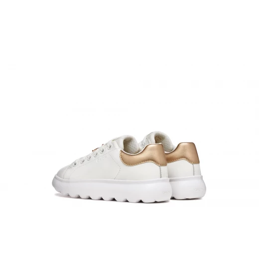 PuffyPop Girl's Sneaker Lightweight Nappa Leather Comfortable Daily Wear Shoes Size 38 White - Image 8
