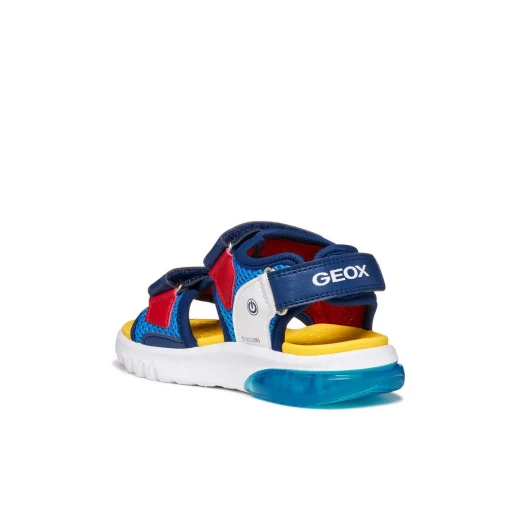 صنادل جيوكس سيبردرون للأولاد زرقاء شبكية مقاس 32 سبايدرمان أضواء - جيوكس - Image 6
