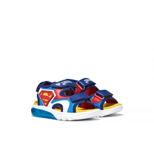 Geox Ciberdron Boy's Sandals Blue Mesh Spiderman Design with Lights Size 35 Sporty Summer Footwear for Boys Comfortable Lightweight Breathable Construction - Geox - Image 8