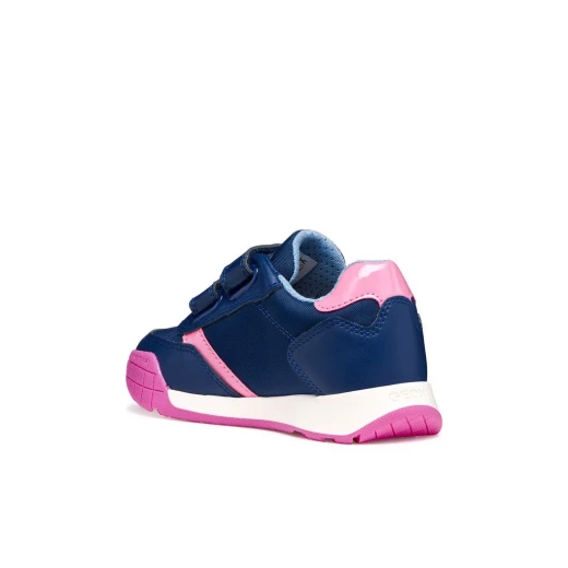Geox Rann-E Girl Sneakers Royal Blue Nylon Leather Effect 38 - Geox - Image 6