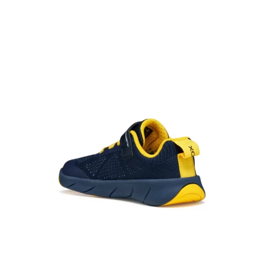 Foot Run Boy Navy Sneakers Size 31 Lightweight Breathable Knitted Fabric TPU Thermo-plastic Material Designed with Italian Podiatrists J65PDB.06K9J.C0657 - Geox - Image 5