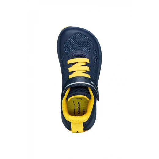 Foot Run Boy Navy Sneakers Size 31 Lightweight Breathable Knitted Fabric TPU Thermo-plastic Material Designed with Italian Podiatrists J65PDB.06K9J.C0657 - Geox - Image 6