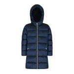 جاكيت شتوي للبنات من جيوكس هملايا كحلي مقاس 8 سنوات تصميم براءة اختراع مقاوم للماء وجيد التهوية توصيل سريع سهولة التبديل بتقنية فاصل ثلاثي الأبعاد وغشاء حصري - جيوكس