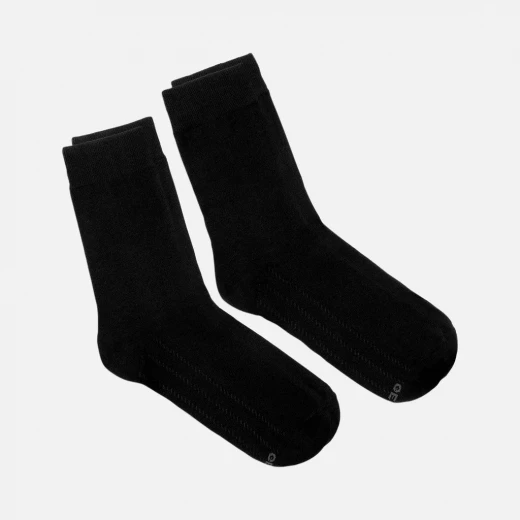 جوارب SOCKS MAN قطنية للرجال، عبوة من 2 أزواج، لون أسود، مقاس 43 46، طول متوسط، مريحة، قابلة للتنفس، مناسبة للارتداء اليومي، متينة، عالية الجودة، مادة ممتازة، فكرة هدية مثالية - Image 4