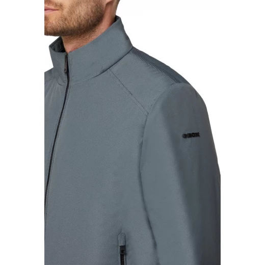 Geox VINCIT MAN Light Grey Breathable Jacket 58 with Patented Waterproof Membrane and 3D Spacer for Superior Comfort and Fast Delivery, Easy Exchange at GEOX/JOR Stores - Geox - Image 7