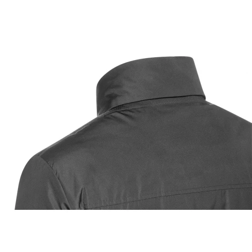 معطف Geox Vincit الرجالي الحضري المعاد تدويره بغطاء رأس قابل للفصل، طارد للماء، مقاوم للرياح، حشوة EcologicWARM، مثالي للارتداء في المدينة والمكتب، مقاس 56، لون رمادي - جيوكس - Image 3