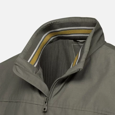 Vincit Men's Kalamata Short Bomber Jacket Windproof Cotton Nylon 48 - Geox - Image 10